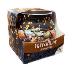 Forraltbor illatgyertya 70g