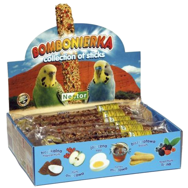 Nestor bonbonierka törpepapagájnak 50g