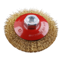 Festa sárgaréz bevonatú drót ferde körkefe flexre