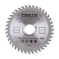 Festa körfűrész tárcsa 40T 115Ø 
