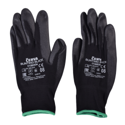 Védőkesztyű tenyerén mártott