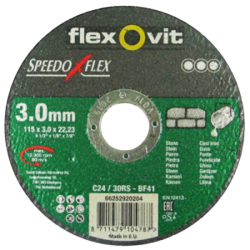 Flexovit kő vágókorong speedoflex 125x3,0x22m23mm
