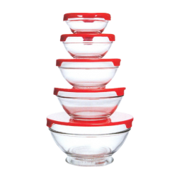 Hőálló üvegtál 5db