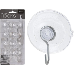 Vákuumos öntapadós akasztó 4cm 8db