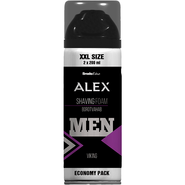 Bradoline alex xxl size men borotvahab 400ml