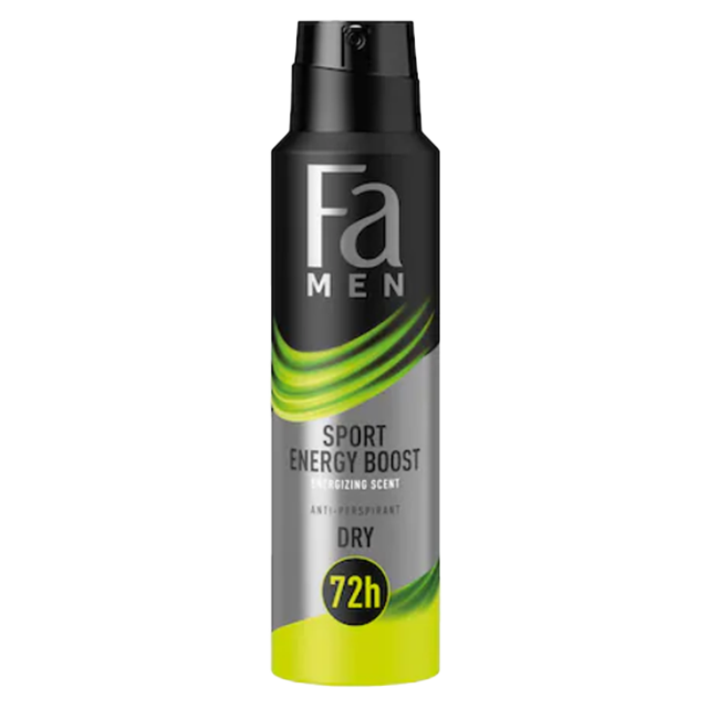 Fa men sport energy boost izzadásgátló spray 72h 150ml