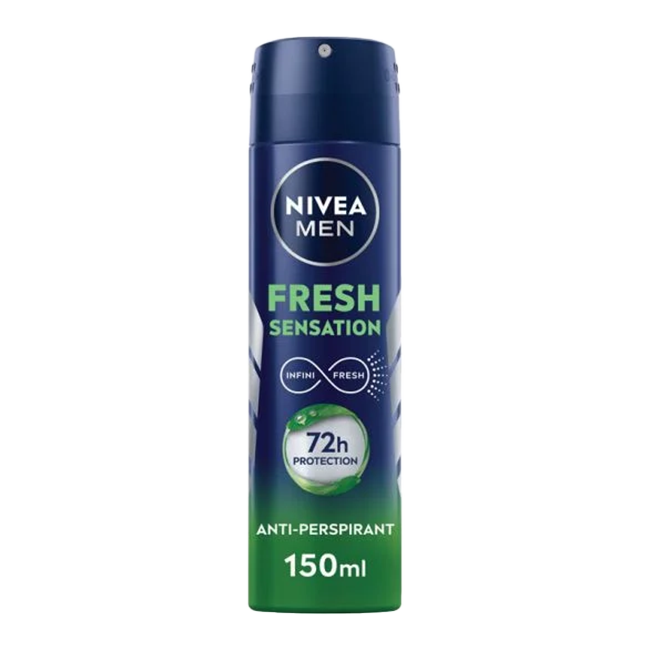 Nivea men fresh sensation izzadásgátló spray 72h 150ml