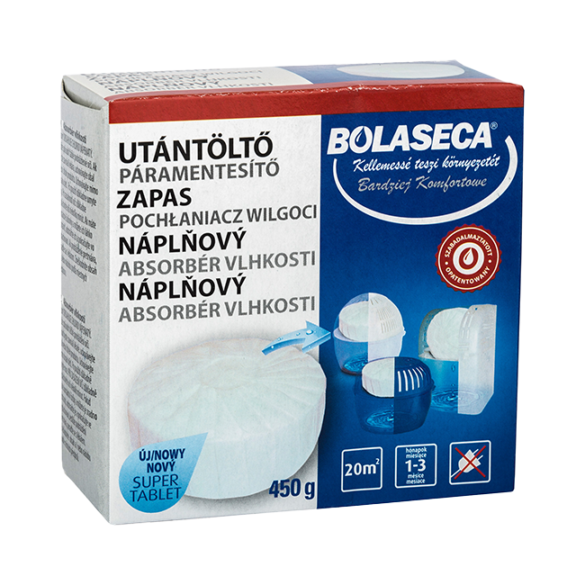 Bolaseca utántöltő páramentesítő 450g