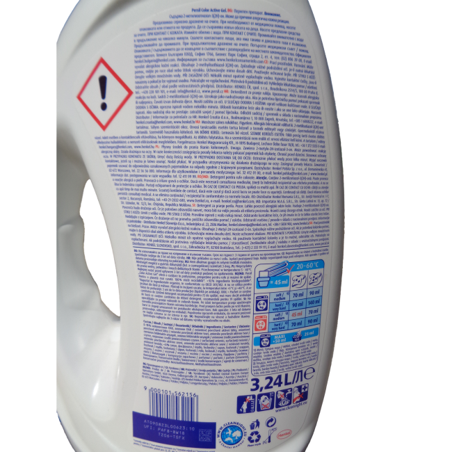 Persil xxxl deep clean folyékony mosószer 3240ml