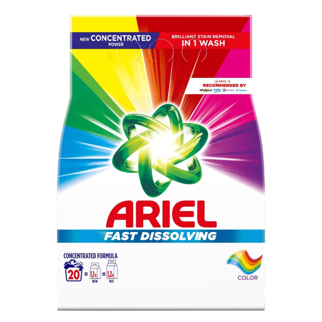 Ariel fast dissolving mosópor