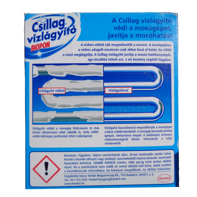 Biopon csillag vízlágyító 400g