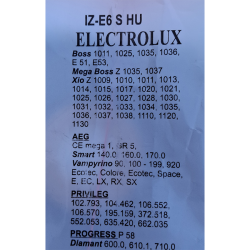 Invest Electrolux porzsák IZ-E6 S 5db