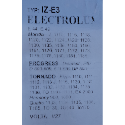 Invest Electrolux porzsák IZ-E3 5db