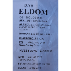 Invest Eldom porzsák IZ-Y 8 5db