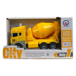 Betonkeverő jármű hang + fényjelzés