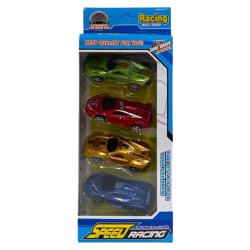 Sportautó készlet 4db