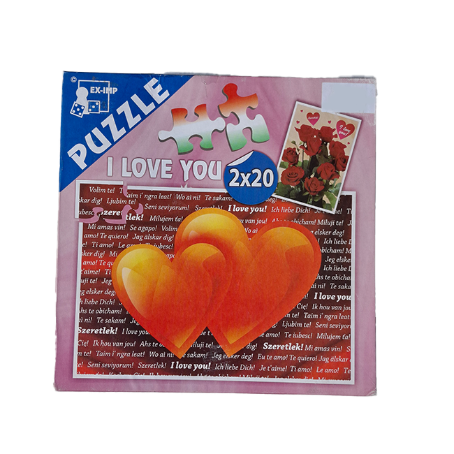 I love you puzzle 2x20db