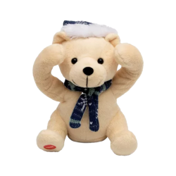 Kukucskáló plüss maci