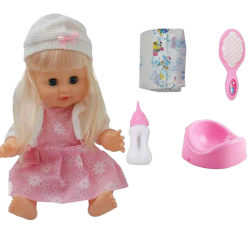 Beszélő baba kiegészítőkkel