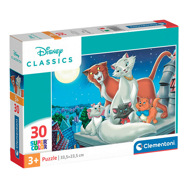 Clementoni Macskarisztokraták puzzle 30db