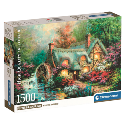 Clementoni erdei faház puzzle 1500db