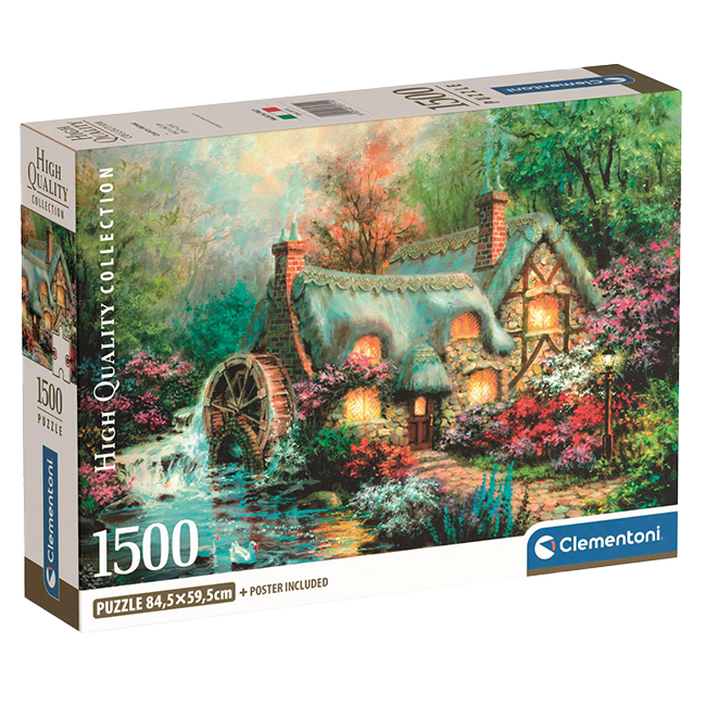 Clementoni erdei faház puzzle 1500db