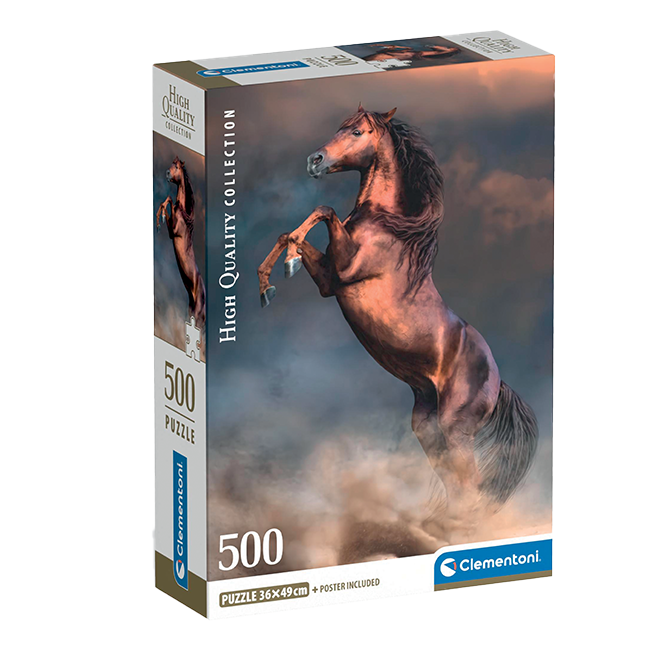 Clementoni ágaskodó ló puzzle 500db