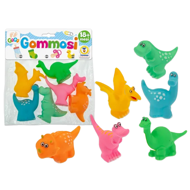 Dinoszauruszos fürdőjáték 6db Dinoszauruszos fürdőjáték 6db