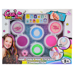 Hajszínező készlet + köröm dekor