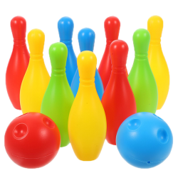 Műanyag teke 10db-os