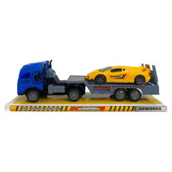 Autószállító egy lamborghinivel