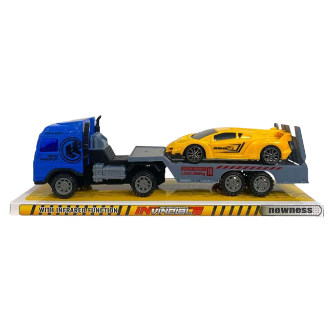 Autószállító egy lamborghinivel