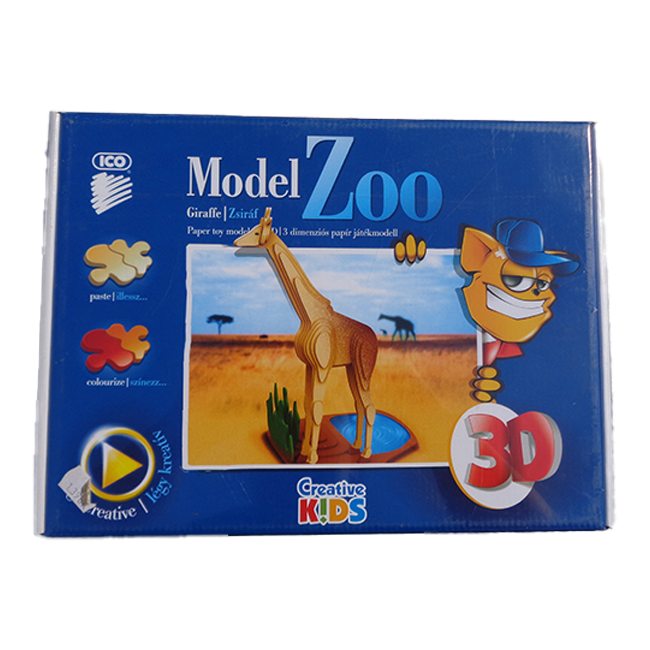 Creative kids model zoo zsiráf