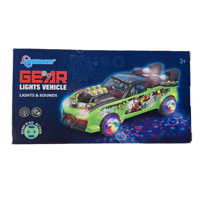 Gear lights vehicle