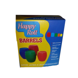 Happy roll barrels építő játék a legkisebbeknek