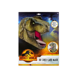 Jurassic world 3d t.rex card mask