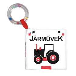 Kontrasztos babakönyv járművek