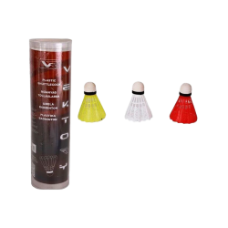 Műanyag tollaslabda 6db színes