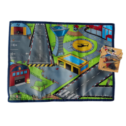 Repülőtér szőnyeg kis repülővel