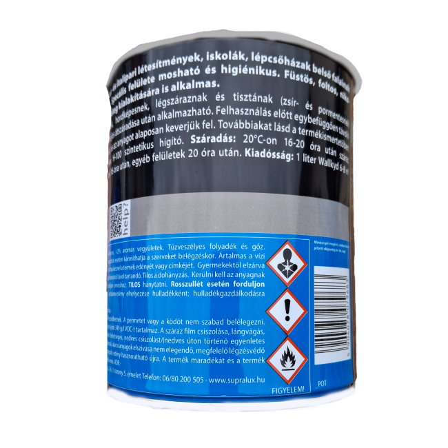 Supralux higiénia falfesték 0,9l Supralux higiénia falfesték 0,9l
