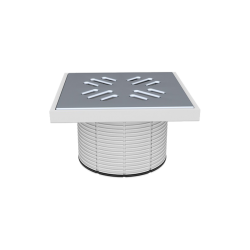 Padlórács magasítóval, rozsdamentes STY-505