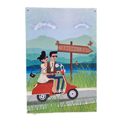 Nosztalgia tábla 39x27cm