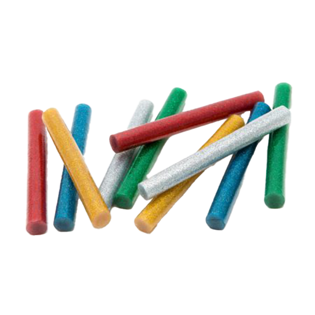 Ragasztórúd glitteres 11mm 10cm 10db