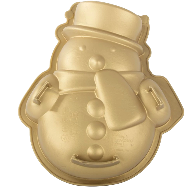 Szilikonos hóember sütőforma 20x24x5,5cm