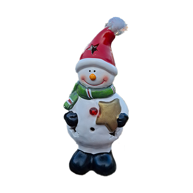 LED-es hóember 19cm