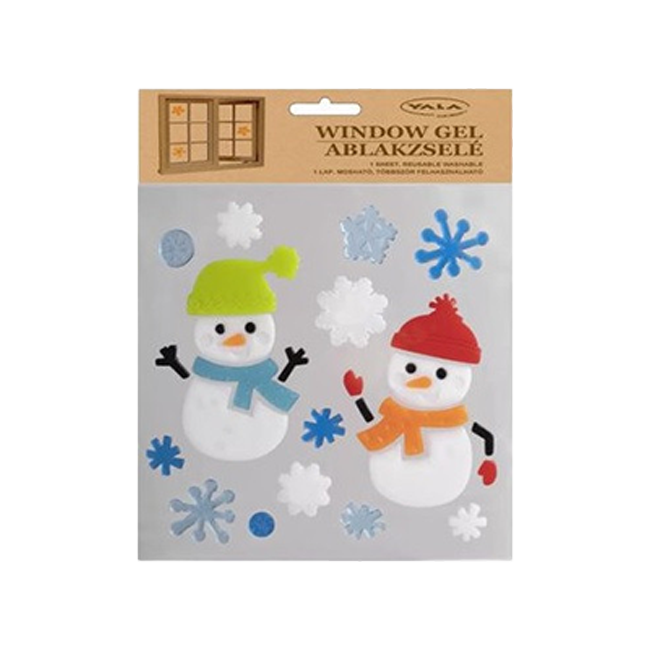 Zselés ablakdekoráció