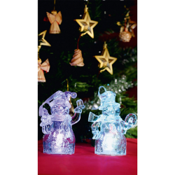 Hóember LED-es dekoráció