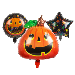 Halloween fólia lufi szett 5db