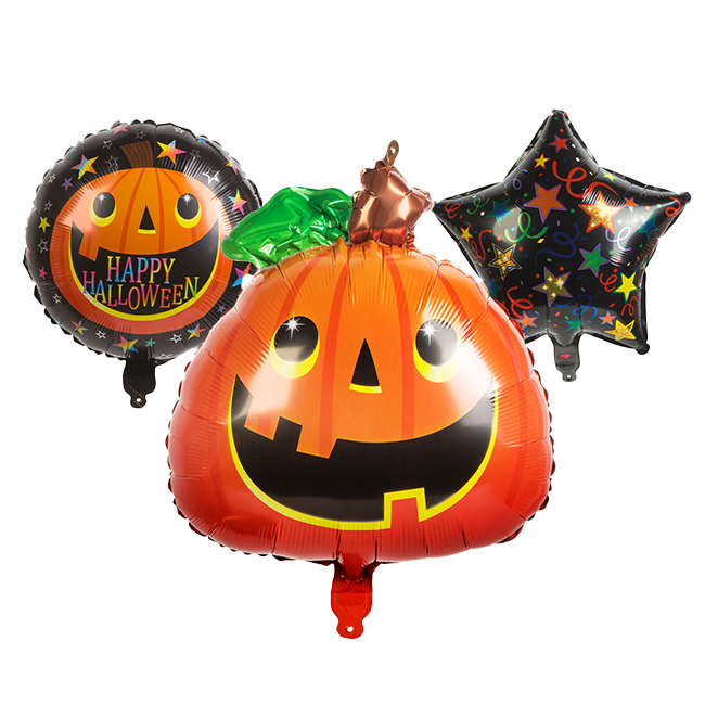 Halloween fólia lufi szett 5db