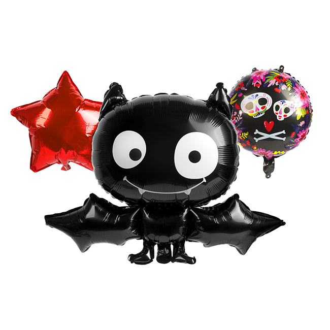 Halloween fólia lufi szett 5db